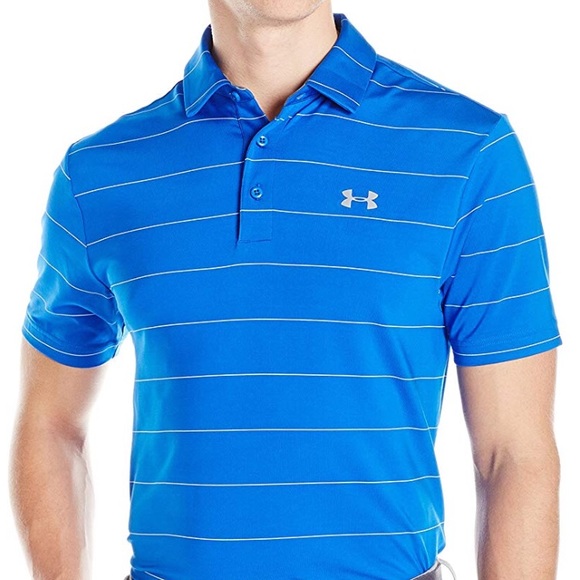 under armour playoff polo blue